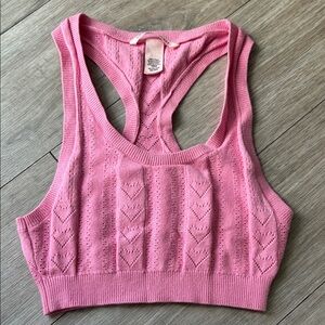 Victoria‘s Secret Pink Knit Racerback Crop Top